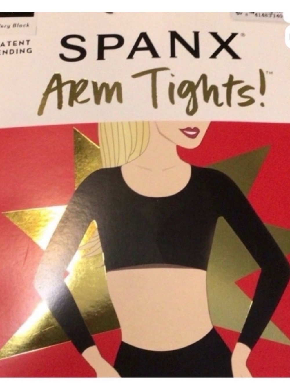 SPANX Black Arm Tights - Sleek Long Sleeve